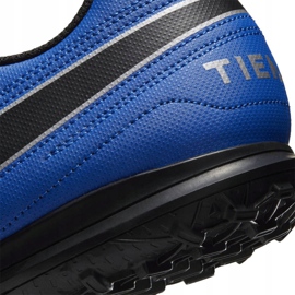 Kopačky Nike Tiempo Legend 8 Club Tf M AT6109 104 bílý černá, modrá, bílá 5