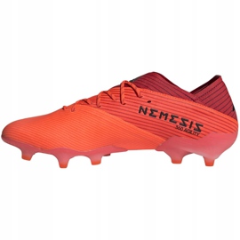Kopačky Adidas Nemeziz 19.1 Fg M EH0770 vícebarevný pomerančový 2