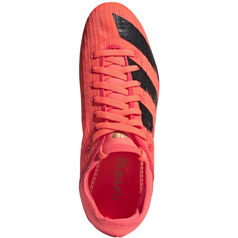 Dámské boty Adidas Sprintstar spikes FW9140 černá oranžový 1