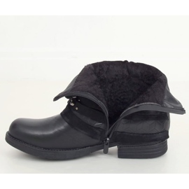 Černé dámské boty BZ66016-KB černé černý 2