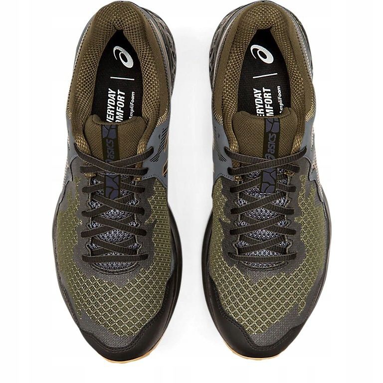 Pánské běžecké boty Asics Gel Sonoma 4 olivově černé 1011A177 300 černá vícebarevný zelená 1