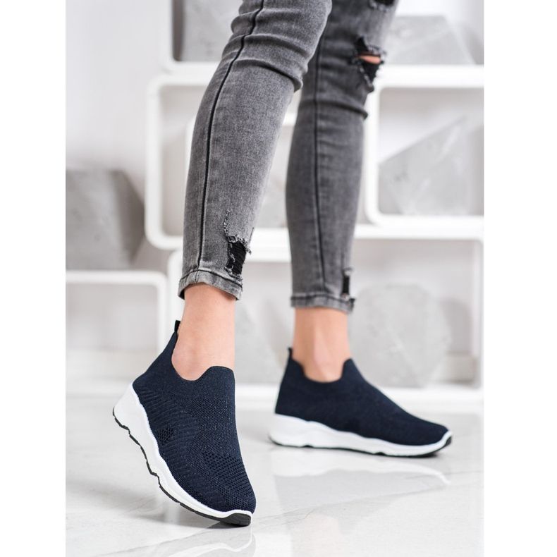 Goodin Nazouvací tenisky námořnická modrá 2