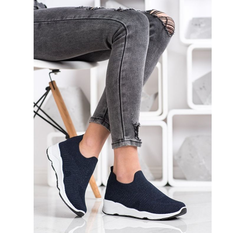 Goodin Nazouvací tenisky námořnická modrá 1