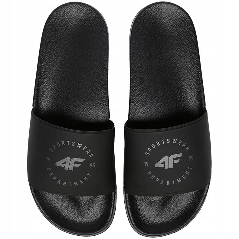 Pánské pantofle 4F černé NOSD4 KLM202 21S černá 1