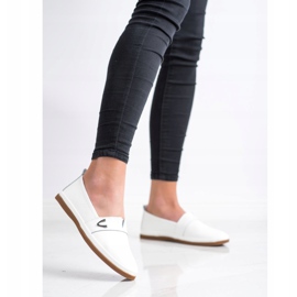 Kožené slipy VINCEZA bílý 1