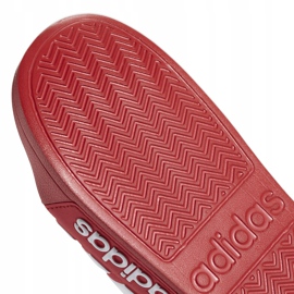 Pánské pantofle Adidas Adilette Shower červené AQ1705 bílý červený 2