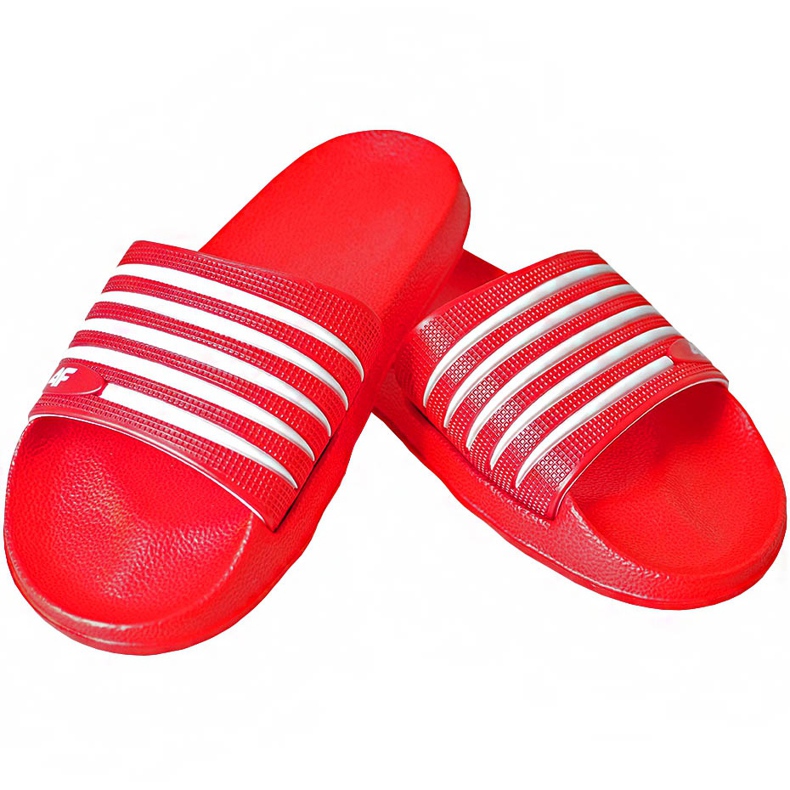 Dámské pantofle 4F červené H4Z19 KLD001 62S bílý 1