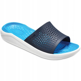 Námořnická modro-bílá Crocs Literide Slide 205 183 462 námořnická modř 2