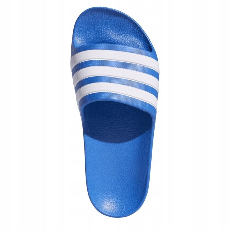 Pantofle Adidas Adilette Aqua K pro děti modrobílé EF1752 modrý 1 Pantofle Adidas Adilette Aqua K pro děti modrobílé EF1752 modrý 1