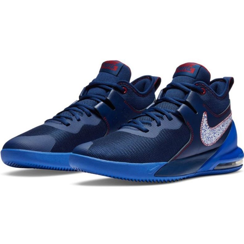 Basketbalové boty Nike Air Max Impact M CI1396 400 červená, námořnická modrá, modrá námořnická modř 2