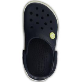 Boty Crocs Crocband Clog K Jr. 204537 42K černý námořnická modř zelený 1
