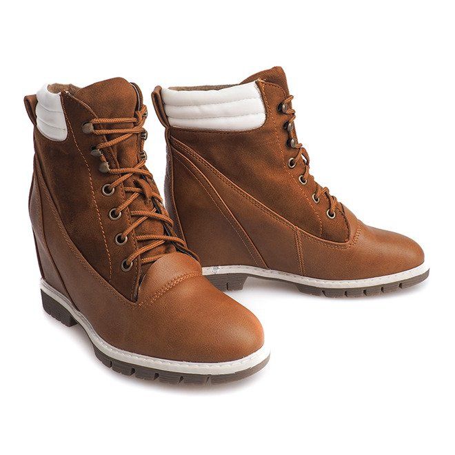 Izolované dřevěné klíny CN865 Camel hnědý 1