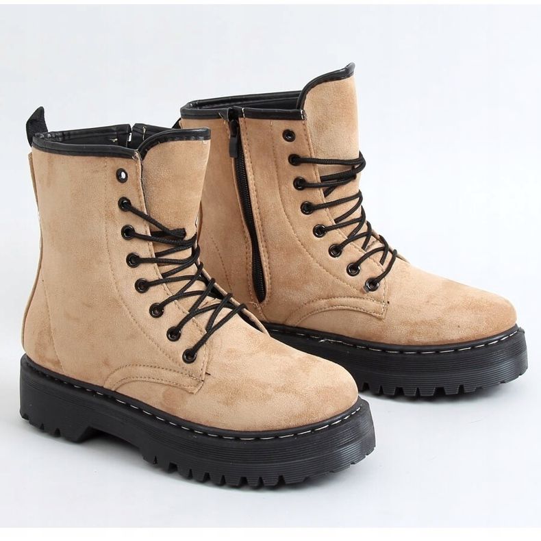 Pracovníci na silné podrážce LKS3 Khaki béžová béžový 1