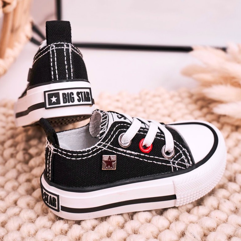 Dětské klasické nízké tenisky Big Star HH374194 černé černá 1