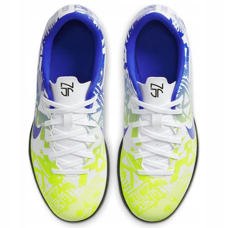 Kopačky Nike Mercurial Vapor 13 Club Njr Ic Junior CV9352 104 bílá, modrá vícebarevný 1