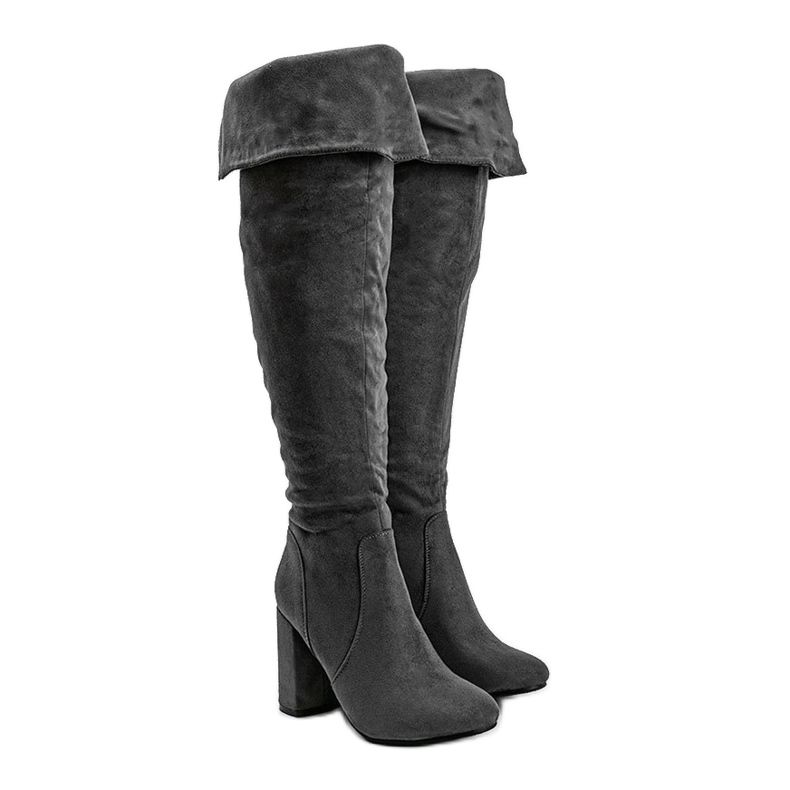 Šedé, izolované boty s měkkým infračerveným svrškem šedá 1