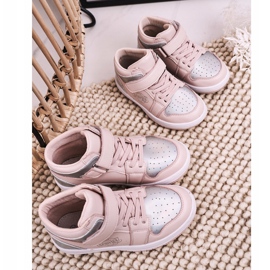 Apawwa Dětské sportovní boty Pink Silver Madison růžový stříbro 1