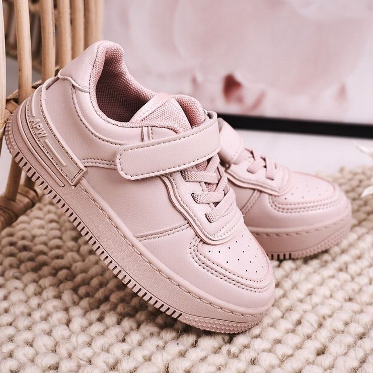 Apawwa Dětské sportovní boty se suchým zipem růžové vzdušné růžový 2