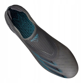 Kopačky Adidas X Ghosted + M Fg EG8246 vícebarevný šedá 2