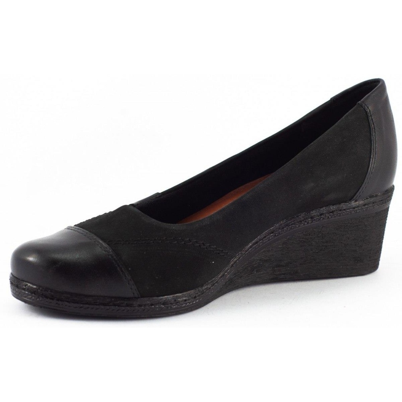 Pulso Lodičky na klínových podpatcích 361 černé černá 1