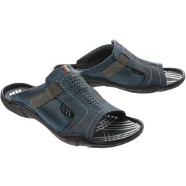 Pánské pantofle 307 navy blue námořnická modř 1