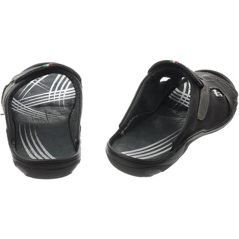 Černé pánské pantofle 307 černý 1