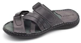 Polbut Šedé pánské pantofle SA06 šedá 2