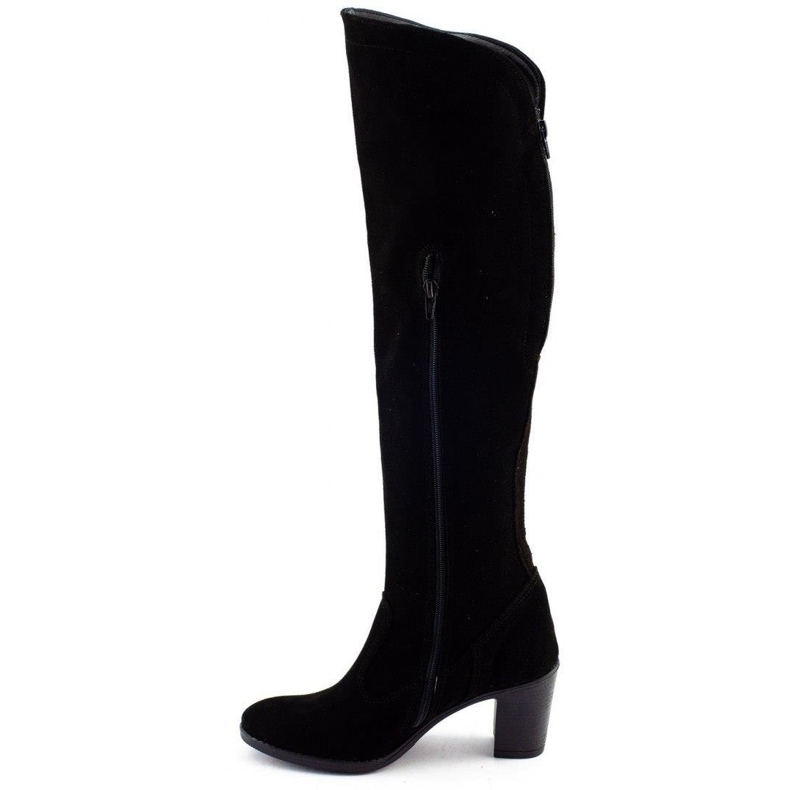 Olivier Agnes izolovala boty na černém sloupku černá 1