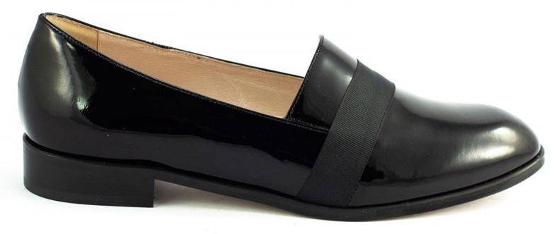 Lizard Černé dámské mokasíny 04742 černý 1