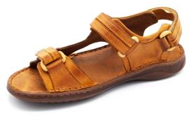 Polbut Červené sandály SA04 pomerančový 2