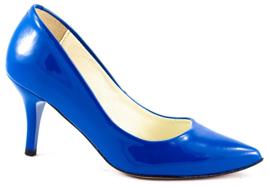 Saway Dámské vysoké podpatky 2169 safír modrý 1