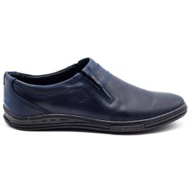 Polbut Pánské boty slip 362E navy blue námořnická modř 1