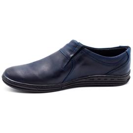Polbut Pánské boty slip 362E navy blue námořnická modř 2