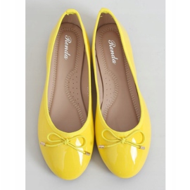 Neonově žluté balerínky DY-01 Yellow žluť 1