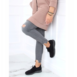 Černé sportovní ponožky C9239 Negro černá 2