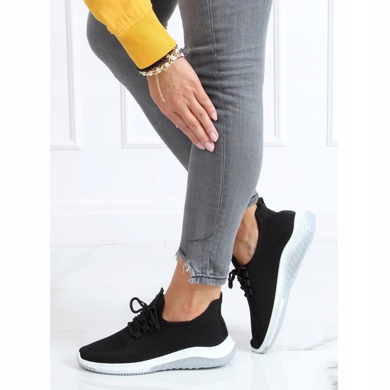 Černá 2019-3 Černá sportovní obuv černý 1