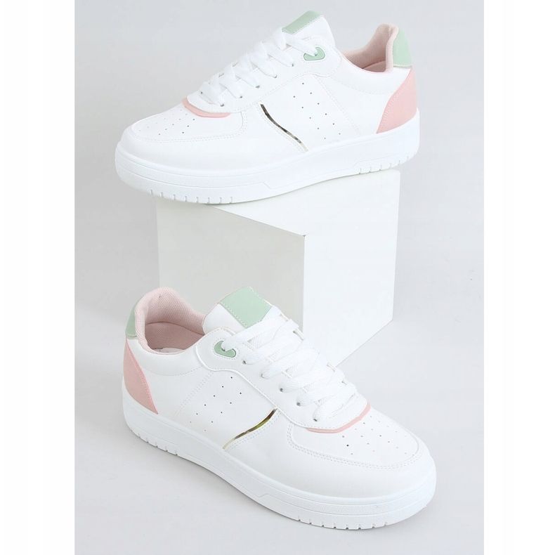 Bílé dámské sportovní boty BL218P Pink bílý 1