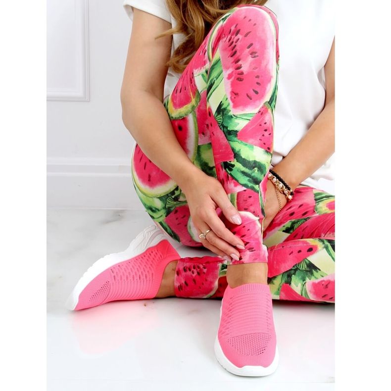 Růžová sportovní ponožky Fushia 9862 růžový 1 Růžová sportovní ponožky Fushia 9862 růžový 1