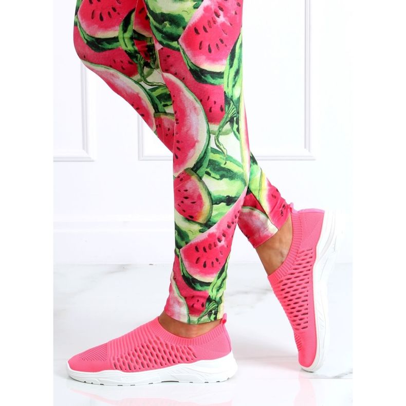 Růžová sportovní ponožky Fushia 9862 růžový 2 Růžová sportovní ponožky Fushia 9862 růžový 2