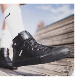 Pánské vysoké tenisky Big Star Black Y174020 černá 1