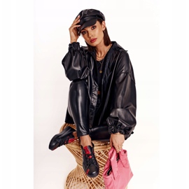 Dámské kožené tenisky Big Star EE274303 černé černá 2