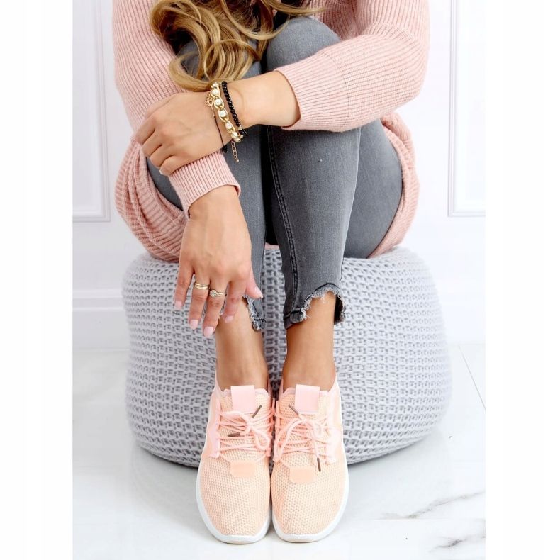 Růžová dámská sportovní obuv B0-70 růžová růžový 1 Růžová dámská sportovní obuv B0-70 růžová růžový 1