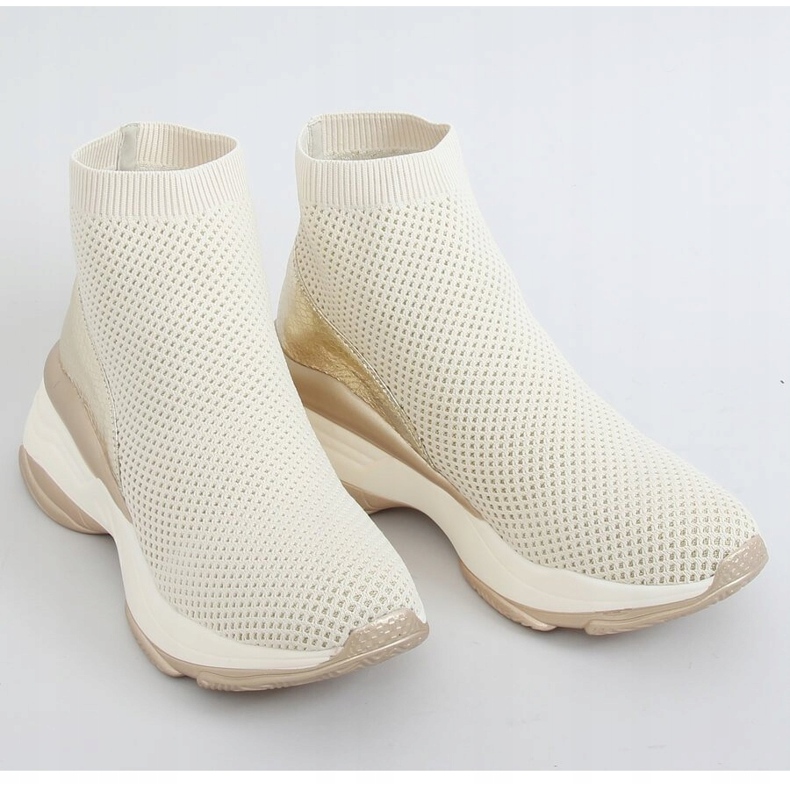 Zlatá sportovní obuv HQ209 Zlaté ponožky zlatý 1