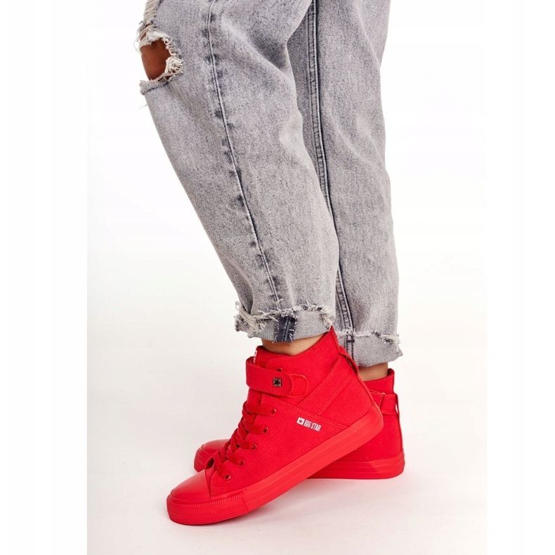 Dámské tenisky Big Star Red FF274580 červený 1