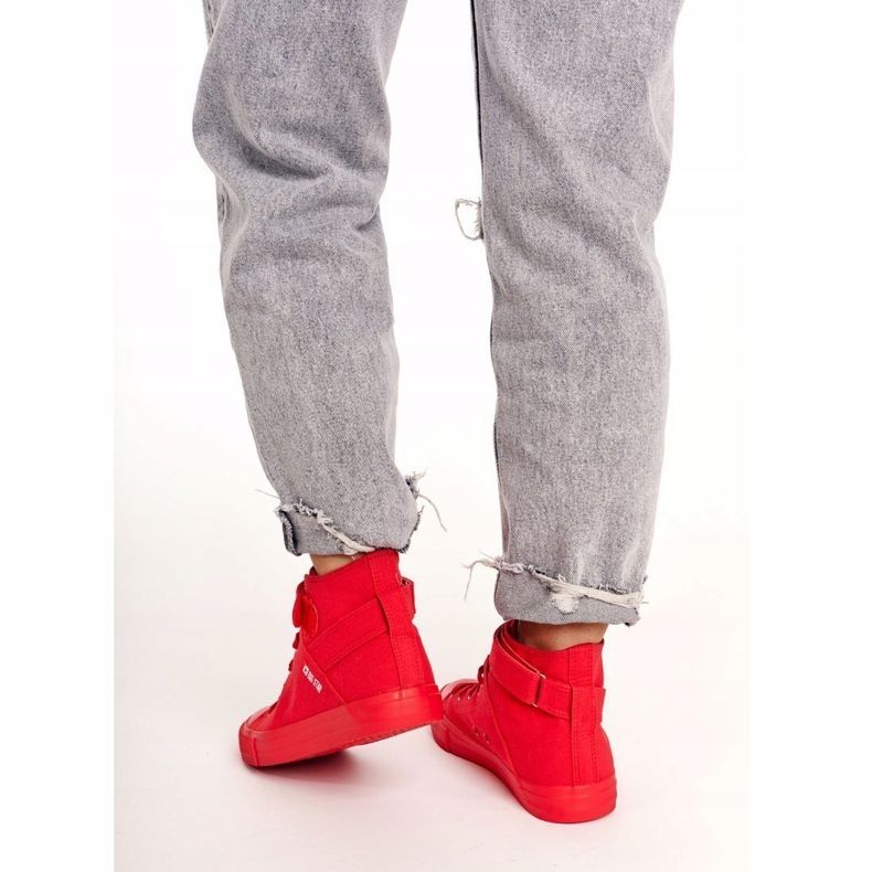 Dámské tenisky Big Star Red FF274580 červený 2