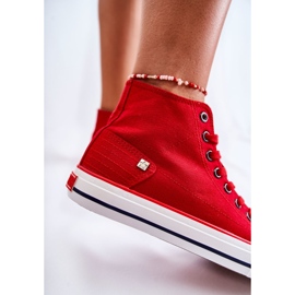 Dámské tenisky Big Star High Red DD274334 červený 1