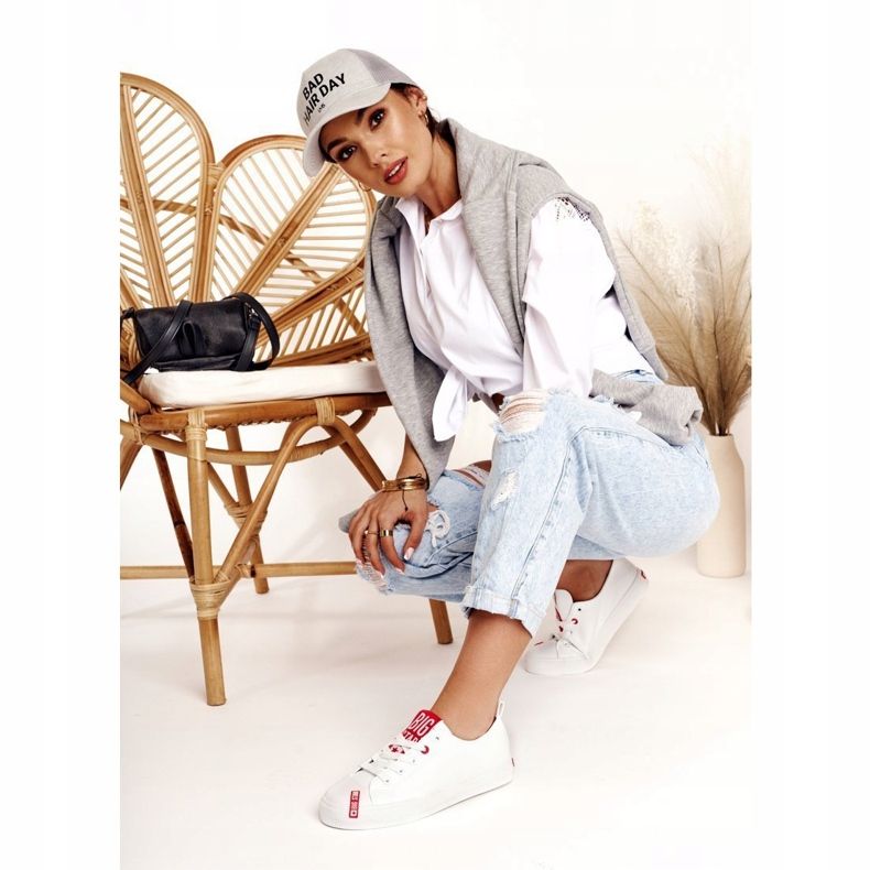 Dámské tenisky Big Star White EE274302 bílý 2