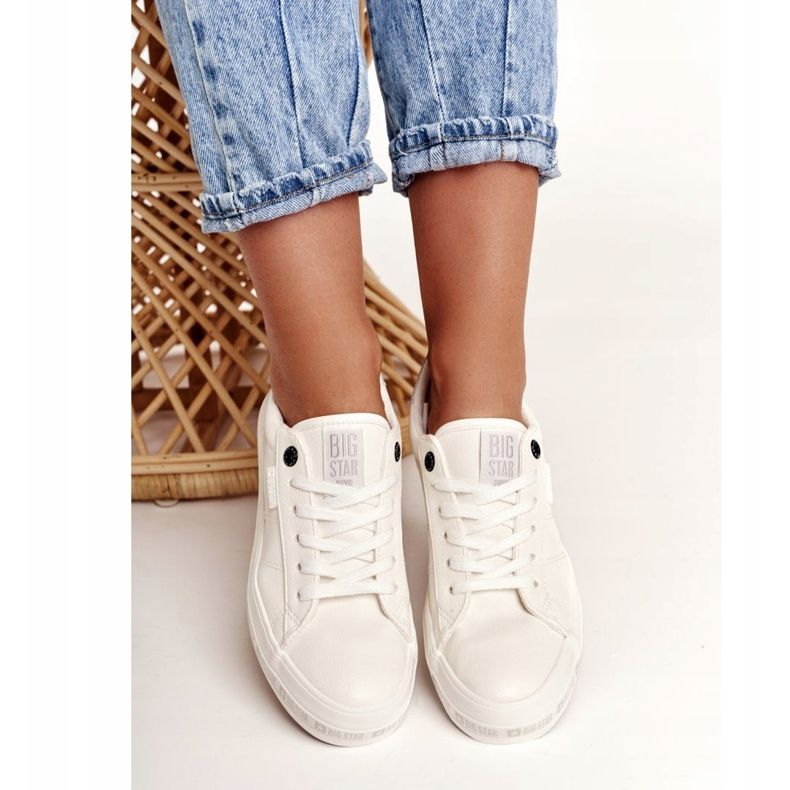 Dámské tenisky Big Star White Snake GG274194 bílý 1
