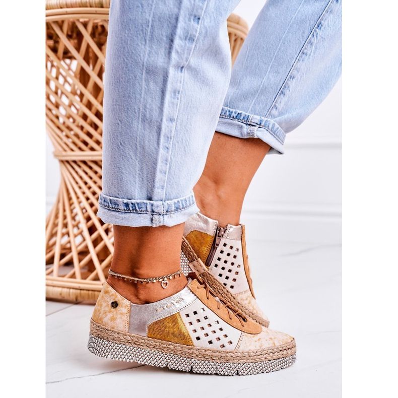 Dámské kožené boty Maciejka Yellow 03339-44 vícebarevný 1 Dámské kožené boty Maciejka Yellow 03339-44 vícebarevný 1