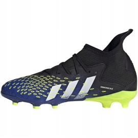 Kopačky adidas Predator Freak.3 Fg Junior námořnická zelená FY0613 černý černý 1